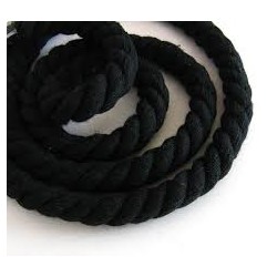 CORDAGE - CORDE TORSADE NOIR  D14