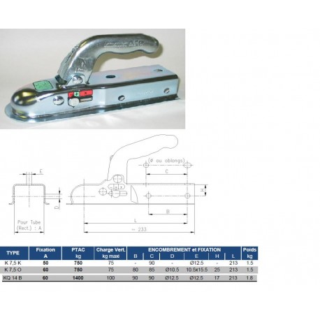 COUPLEUR -  60MM (1400KG)