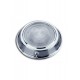 PLAFONNIER ROND EN ACIER INOX Equipé d’un interrupteur. 12V 65 MM