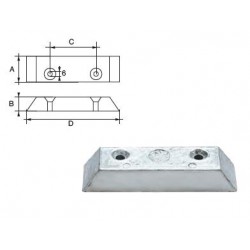 ANODE T.FP-2 SEIPEM A 34 mm D 120 mm